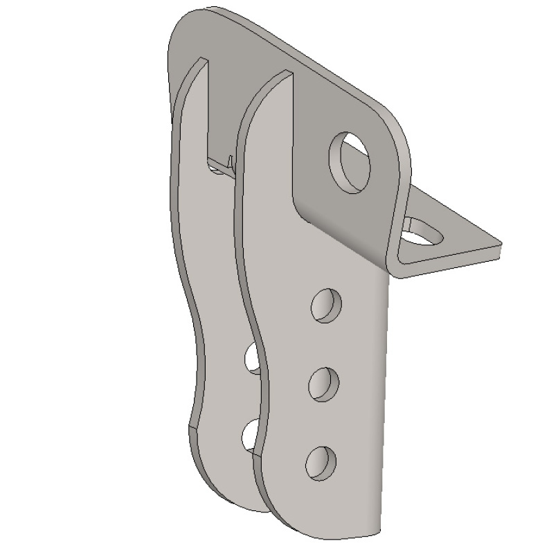 Jeep Wrangler TJ Mount - Artec Industries - Frame Side Trackbar Mount - 2 1/2 In - 3 1/2 In Stretch - `97-`06